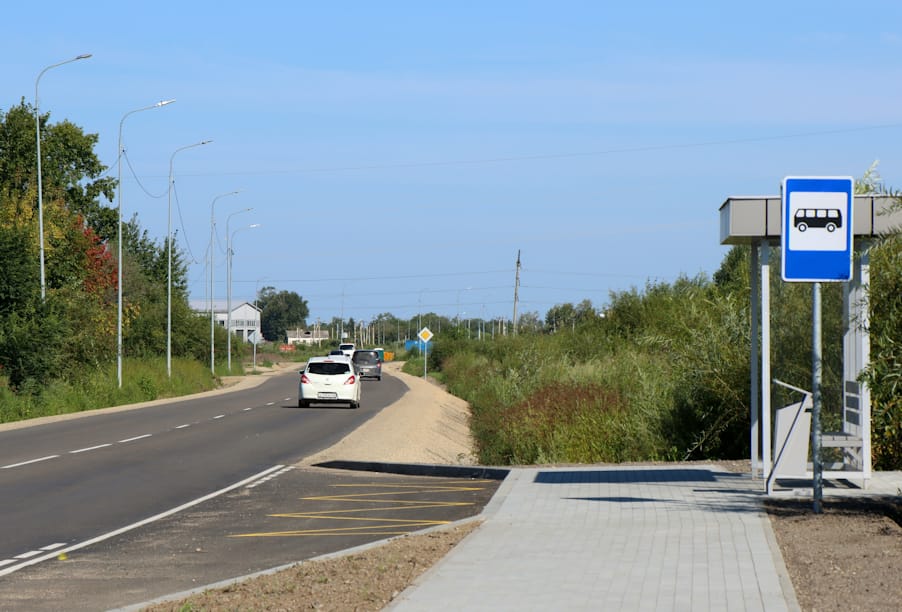 В Благовещенске завершен ремонт улицы Школьной